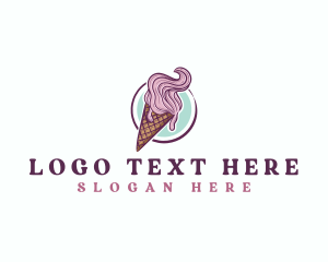 Handdrawn - Gelato Ice Cream logo design