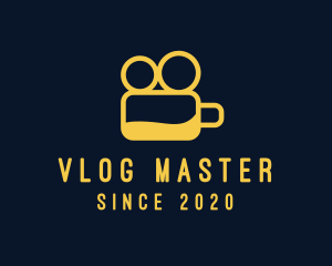 Vlogger - Yellow Beer Vlogger logo design