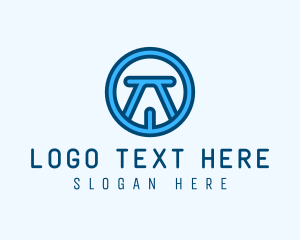 Media Company - Modern Letter A Company logo design