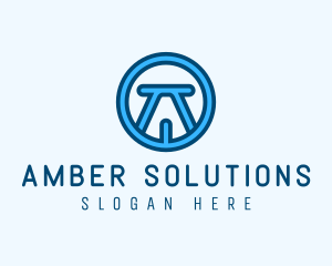 Modern Letter A Company  logo design