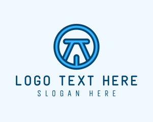 Store - Modern Letter A Company logo design