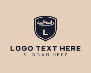 Rustic - Mountain Crest Travel logo design