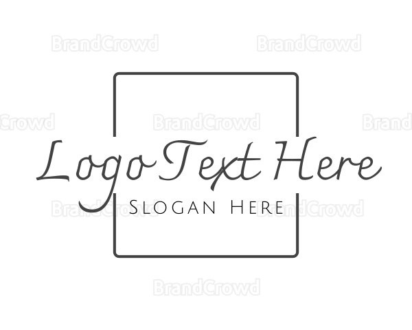 Thin Script Beauty Logo