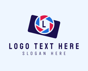Shutter - Camera Shutter Letter logo design
