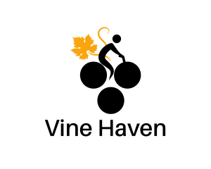 Grape Bike Vineyard logo design