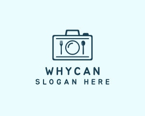 Digital Camera - Food Plate Camera logo design