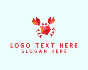 Shellfish - Crystal Crab Restaurant logo design