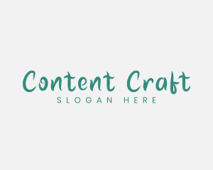 Generic Green Craft  logo design