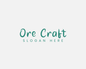 Generic Green Craft  logo design