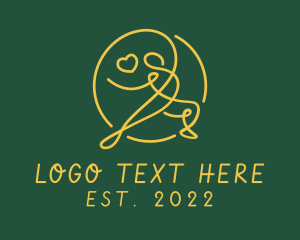 Yogi - Heart Yoga Meditation logo design