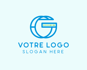 App - Online Server Letter G logo design