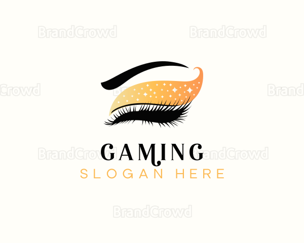 Eyelash Beauty Makeup Logo