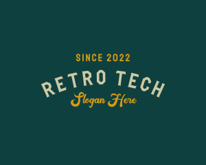 Generic Retro Startup logo design