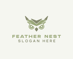 Owl Bird Aviary logo design