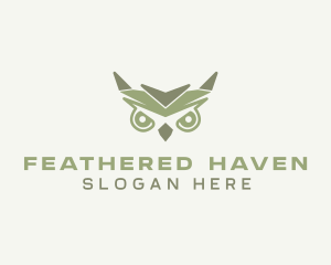 Birdwatching - Owl Bird Aviary logo design