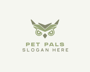 Owl Bird Aviary logo design