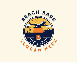 Beach Travel Agency logo design