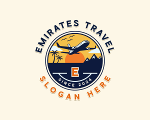 Beach Travel Agency logo design