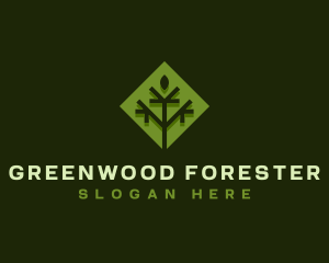 Nature Tree Plant logo design