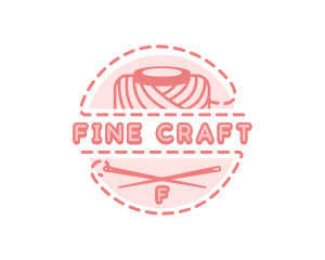 Needle Sewing Yarn logo design