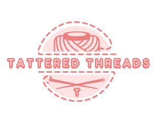 Needle Sewing Yarn logo design