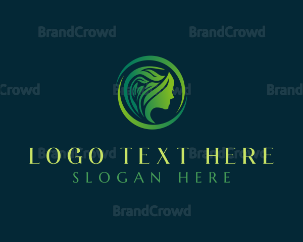 Woman Organic Hair Logo