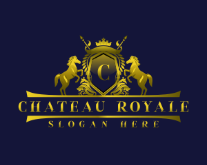 Royal Horse Crest logo design