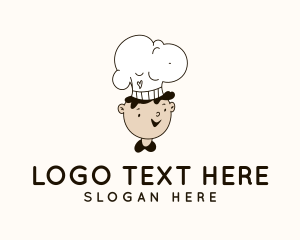 Cafeteria - Boy Culinary Chef logo design