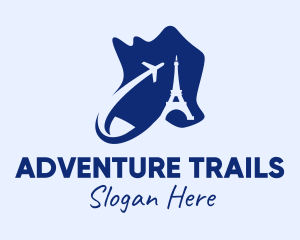 Tourism - Blue Paris Tourism logo design