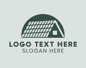 Roofing - Home Roof Repair Service logo design