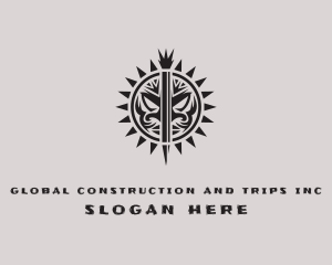 Artist - Tribal Pen Sun logo design