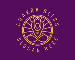 Chakra - Yoga Spiritual Wellness logo design