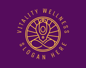 Wellness - Yoga Spiritual Wellness logo design