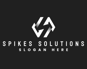 Professional Geometric Letter S logo design