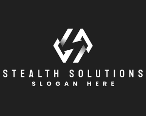 Professional Geometric Letter S logo design