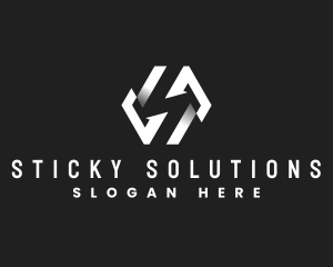 Professional Geometric Letter S logo design