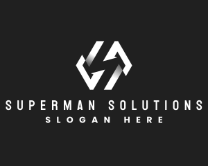 Professional Geometric Letter S logo design