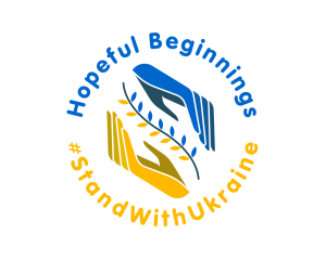 Hope - Ukraine Hope Care Hands logo design