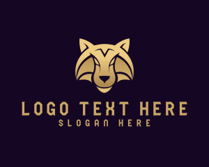 Head - Animal Feline Tiger logo design