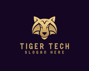 Animal Feline Tiger  logo design