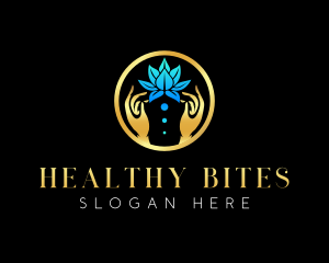 Wellness Lotus Spa logo design