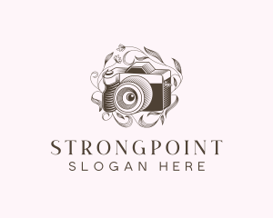 Photography - Floral Camera Photography logo design