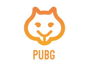 Media - Orange Marmot Face logo design