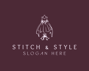 Dressmaker - Bridal Gown Dressmaker logo design