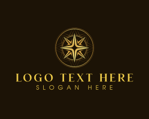 Luxury - Star Compass Lantern logo design