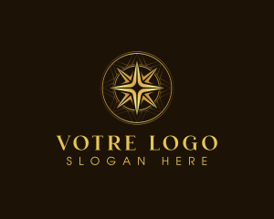 Locator - Star Compass Lantern logo design