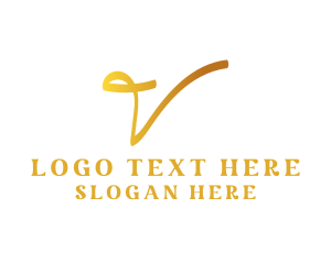 Green And Gold - Elegant Luxury Professional logo design