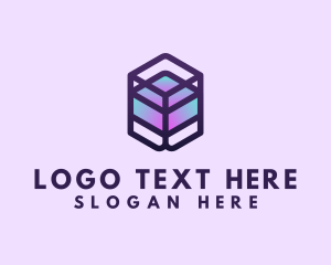 Dice - Modern Abstract Cube logo design