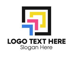 Offset - Printing Framing Frame logo design