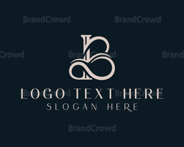 Elegant Flourish Letter B Logo